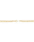 ფოტო #3 პროდუქტის Herringbone, Paperclip, & Curb Link Chain 18" Layered Necklace in 10k Gold