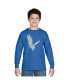 Big Boy's Word Art Long Sleeve T-shirt - Eagle