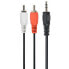 Фото #3 товара GEMBIRD Jack 3.5/2xRCA M/M 1.50 m Cable