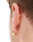 Фото #3 товара ASOS DESIGN tear drop stud in gold tone