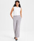 ფოტო #1 პროდუქტის Petite Pull-On Elastic-Back Trousers