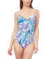 Profile By Gottex Tropic Boom V Neck One-Piece Women's
