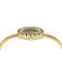 ფოტო #2 პროდუქტის Women's Swiss Gold Ion Plated Stainless Steel Bangle Bracelet Watch 28mm