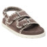 Фото #2 товара BEACH by Matisse Koa Footbed Sling Back Womens Grey Casual Sandals KOA-023