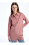 Modest Düz Uzun Kollu Kadın Gömlek Tunik