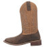Фото #3 товара Laredo Caney Square Toe Cowboy Womens Brown Casual Boots 5878