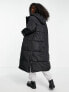 Urban Bliss long puffer coat in black