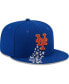 Фото #6 товара Men's Royal New York Mets Meteor 59FIFTY Fitted Hat