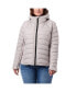 Фото #1 товара Women's Plus -Size Active Packable Jacket with Neoprene