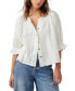 Фото #1 товара Women's Lucy Cotton Button-Front Swing Blouse