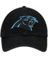 Фото #3 товара Men's Black Carolina Panthers Franchise Logo Fitted Hat