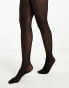 Фото #1 товара Pieces 20 denier polka dot tights in black