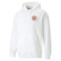 Фото #1 товара Puma Downtown Graphic Pullover Hoodie Mens White Casual Outerwear 53918202