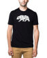 ფოტო #1 პროდუქტის Men's Word Premium Art T-Shirt - California Bear