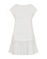 Emporio Armani Jersey Ruffle Cap Sleeve Dress Off White 42 US 6