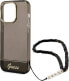 Guess Etui Guess GUHCP14LHGCOHK Apple iPhone 14 Pro czarny/black hardcase Translucent Pearl Strap - фото #5