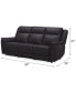 Фото #9 товара Addyson 88" 3-Pc. Leather Sofa with 2 Zero Gravity Recliners with Power Headrests & 1 Armless Chair, Created for Macy's