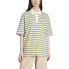 ADIDAS ORIGINALS 80s Oversized Stripe short sleeve polo