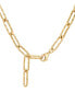 Фото #4 товара Macy's paperclip Link 20" Chain Necklace in 10k Gold
