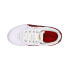 Puma Carina Winter Plaid Perforated Logo Platform Toddler Girls White Sneakers