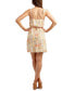ფოტო #2 პროდუქტის Juniors' Printed Asymmetric Ruffle Strap Dress