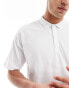 Фото #8 товара New Look oversized polo in white