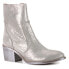 Фото #2 товара Diba True Majestic Zippered Round Toe Booties Womens Grey, Silver Casual Boots 3