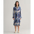 GANT Letters Print Long Sleeve Dress