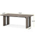 71" Large Dining Table for 6 to 8 People, Farmhouse Style Dinner Table, Rectangular Dining Table for Kitchen, Dining Room & Living Room