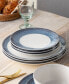 Colorscapes Layers Coupe Dinner Plate Set of 4, 11"