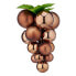 Фото #1 товара Ёлочный шарик виноград Маленький Коричневый Пластик 14 x 14 x 25 cm