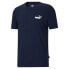 Puma Essentials No1 Logo Crew Neck Short Sleeve T-Shirt Mens Blue Casual Tops 67