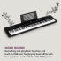 Schubert Preludio Keyboard, 88 Keys Keyboard, Light Keys as Learning Aid, Touch Dynamics: 3-Way Adjustable, 140 Tone Colours, 16 Demo Songs, Recording/Playback Function, USB Port, Black