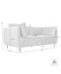 Serenity 79" Velvet with Metal Legs Sofa