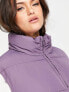 Фото #7 товара Monki padded gilet in black and purple colourblock