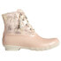 Фото #1 товара Sperry Saltwater Metallic Camouflage Duck Womens Pink Casual Boots STS87060