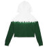 Фото #2 товара NFL New York Jets Girls' Crop Hooded Sweatshirt - XL