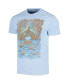 ფოტო #2 პროდუქტის Men's Light Blue The Zombies Bridge Distressed Graphic T-shirt