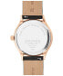 ფოტო #3 პროდუქტის Men's Heritage Calendoplan Swiss Quartz Black Genuine Leather Strap Watch 40mm
