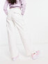 Фото #2 товара Cotton:On loose cargo trouser in white
