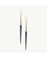 ფოტო #1 პროდუქტის Capped Quill Dangle Earrings