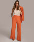 ფოტო #6 პროდუქტის Donna Karan Women's Wide-Leg Pleat-Front Pants