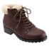 Фото #2 товара Trotters Becky 2.0 T2052-200 Womens Burgundy Wide Casual Dress Boots 6