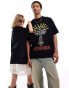 Фото #1 товара ASOS DESIGN unisex oversized raglan t-shirt with Guns N' Roses band print in black