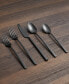 Фото #3 товара Damaris Black Satin Flatware Set, 20 Piece