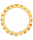 ფოტო #4 პროდუქტის EFFY® Citrine Oval Eternity Band (3-1/4 ct. t.w) in 14k Gold