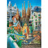 EDUCA BORRAS 1000 Pieces Gaudí Collage ´´Miniature´´ Wooden Puzzle