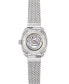 ფოტო #2 პროდუქტის Women's Swiss Automatic DS-2 Lady Stainless Steel Mesh Bracelet Watch 28mm
