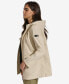 ფოტო #3 პროდუქტის Women's Hooded Long-Sleeve Water-Resistant Raincoat