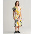 Фото #1 товара GANT Rel Palm Print Short Sleeve Long Dress